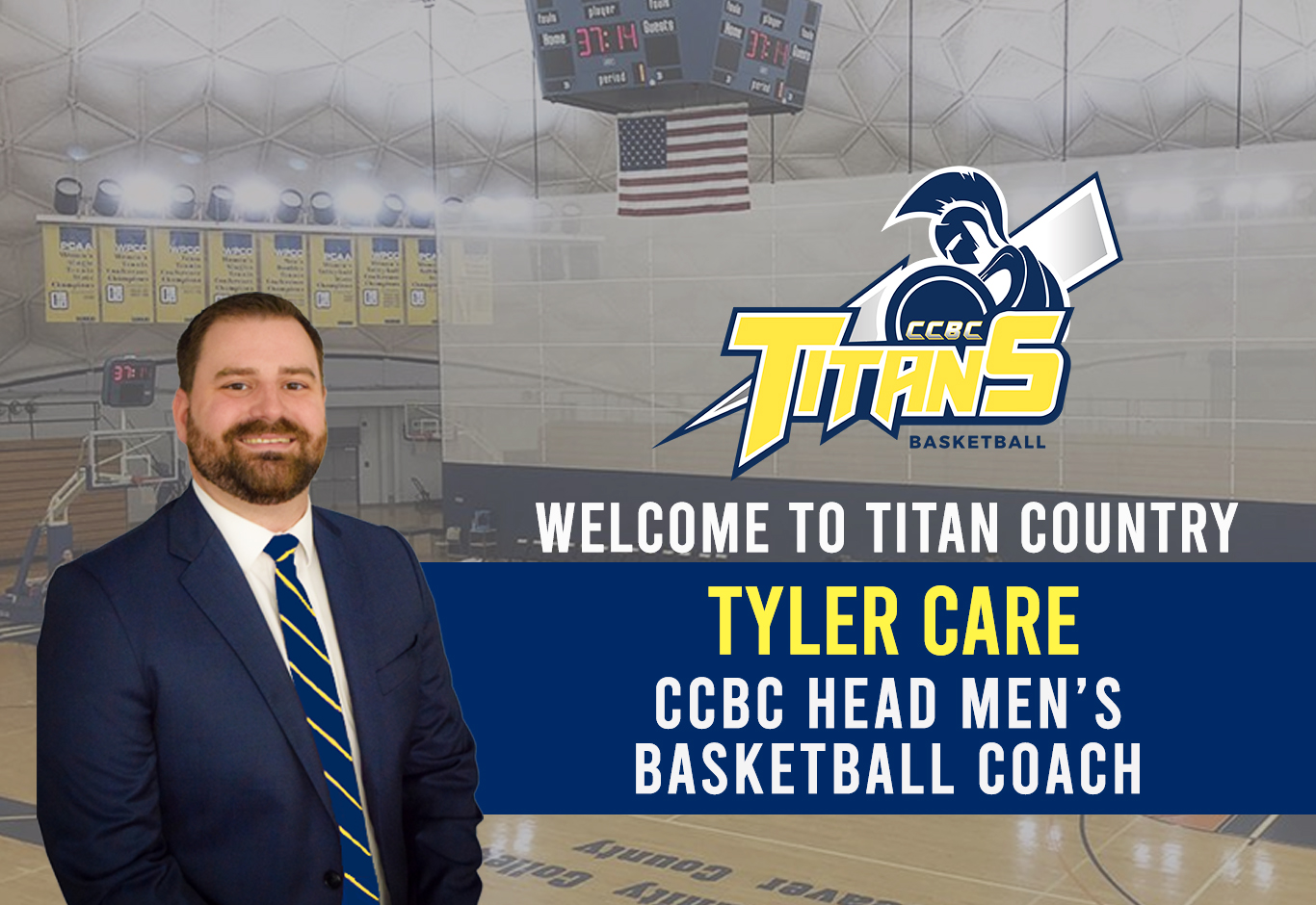 CCBC NAMES TYLER CARE AS MEN’S BASKETBALL HEAD COACH